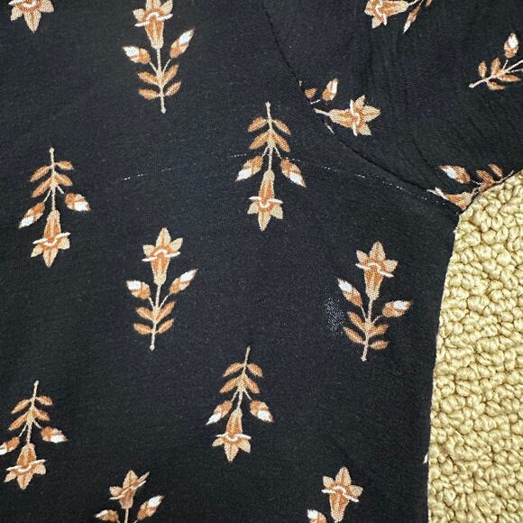 Sadie & Sage Romper Floral Long Sleeve Small Forest Fairy Boho Prairie - Picture 9 of 11